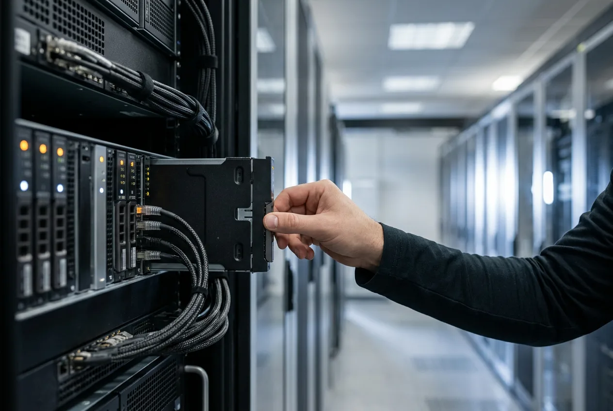Обслуживание серверного оборудования и обновление системных компонентов в дата-центре